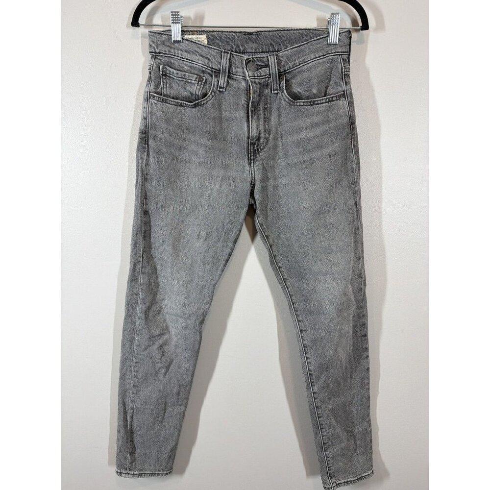 Levis Premium Gray Jeans 512 W28 L30 Straight Leg Stretch Denim Pants Jeans